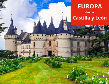 Castillos del Loira. Gran Tour desde Valladolid (inicio Nantes 15 y 29 oct)
